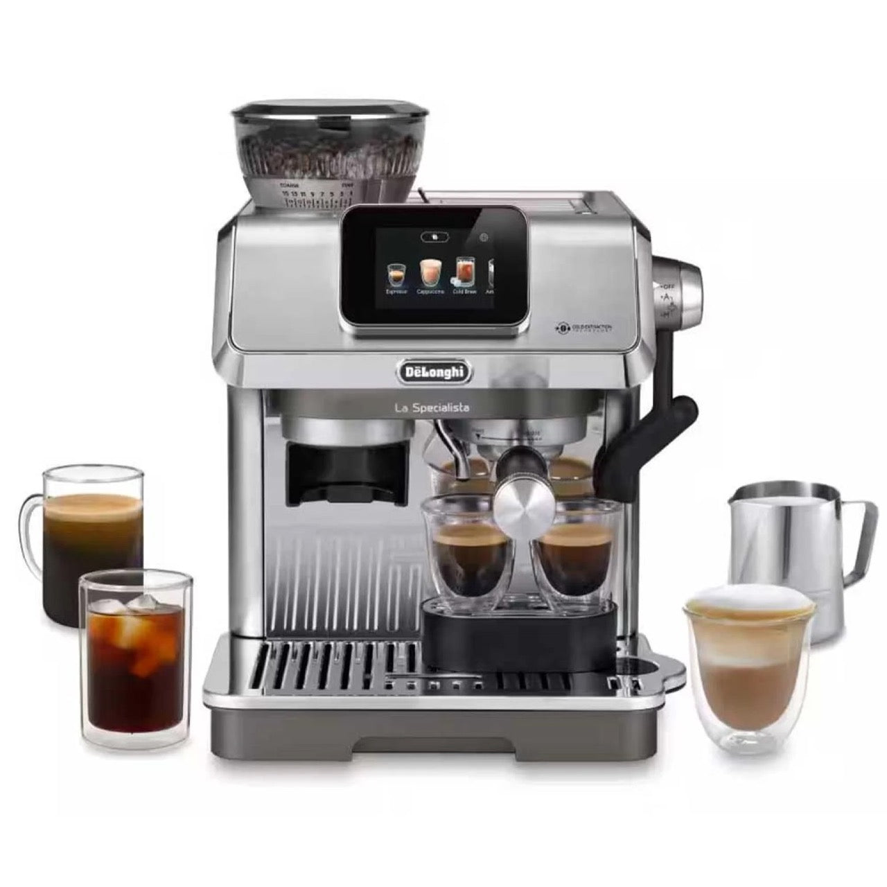 De’Longhi La Specialista Touch Espresso Machine with Cold Brew & Automatic Frothing