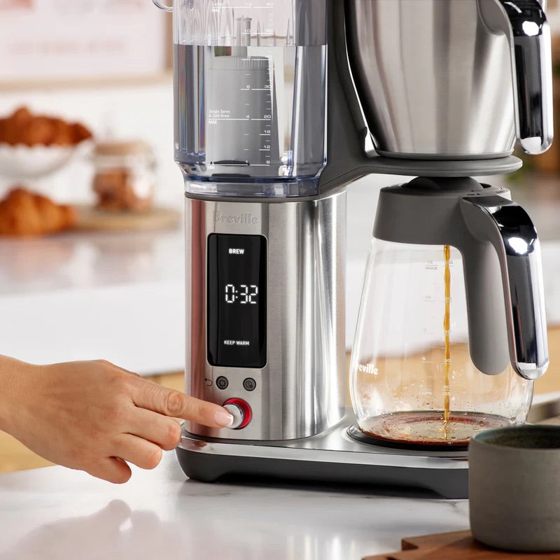 Breville Luxe Brewer™ Glass Coffee Maker – One‑Touch Drip & Cold Brew Brewer