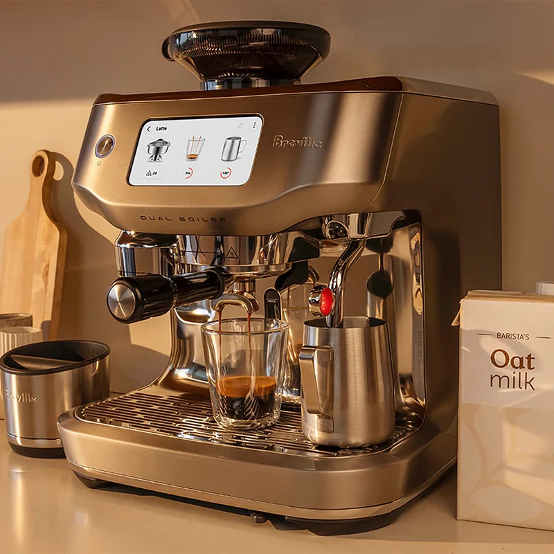 Breville Oracle Dual Boiler™ Fully Automatic Espresso Machine with Touchscreen & Auto MilQ™