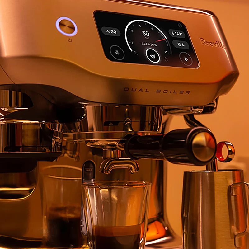 Breville Oracle Dual Boiler™ Fully Automatic Espresso Machine with Touchscreen & Auto MilQ™