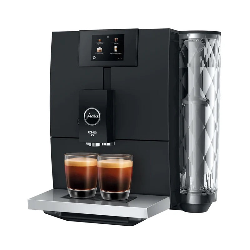 Jura ENA 8 Superautomatic Espresso Machine – Full Metropolitan Black