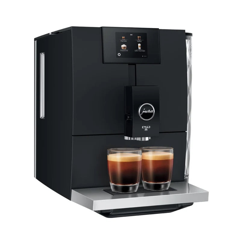 Jura ENA 8 Superautomatic Espresso Machine – Full Metropolitan Black