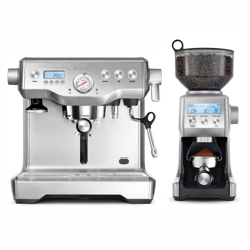 Breville Dynamic Duo Dual Boiler Espresso Machine & Smart Grinder Pro Package