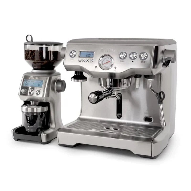 Breville Dynamic Duo Dual Boiler Espresso Machine & Smart Grinder Pro Package